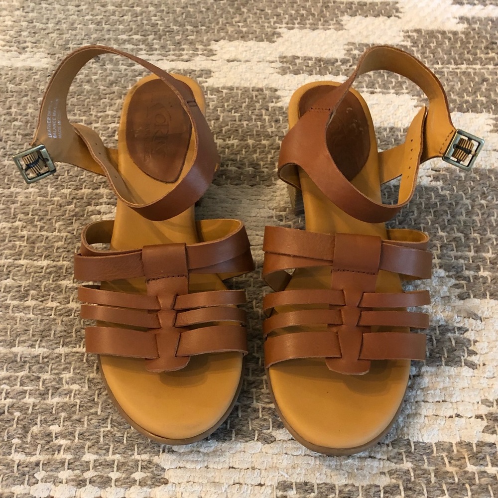 Kork-Ease Cilla leather heeled sandals